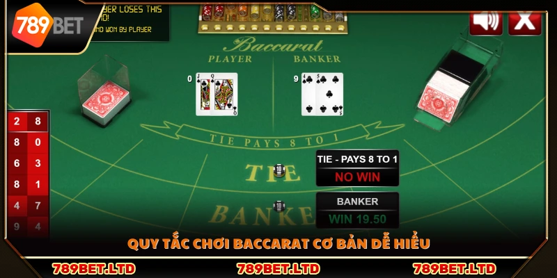 Luật chơi Baccarat đơn giản 