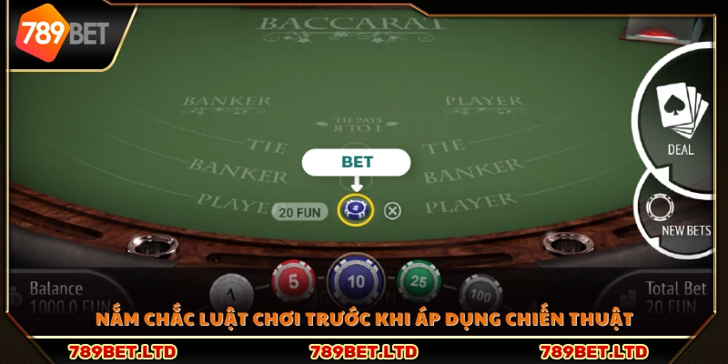 Hiểu rõ luật Baccarat để vận dụng chiến thuật