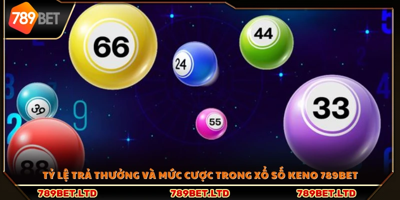 Quy định tỷ lệ trả thưởng và hạn mức cược của keno 789Be